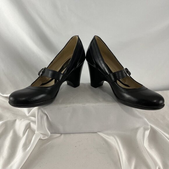 Naturalizer N5 Comfort Mara Leather Mary Jane Heeled Shoes Women’s Size 7.5 - Picture 9 of 15